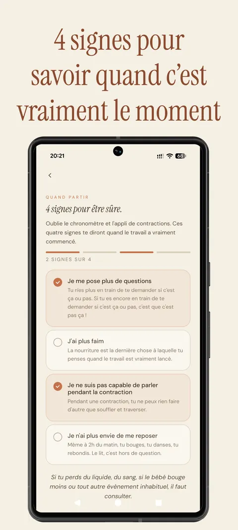 Hoama, Quand partir